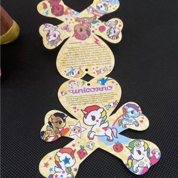 Tokidoki Unicorno Plush Ice Cream Unicorn Sprinkles 6" w/ Tag - Picture 5 of 5